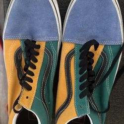 Yellow And Blue Vans