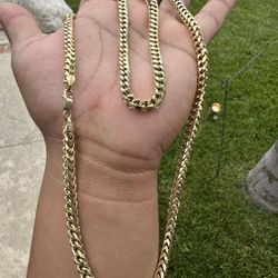 10k Gold Franco Gold Chain, Solid Gold Chain, 46 Grams
