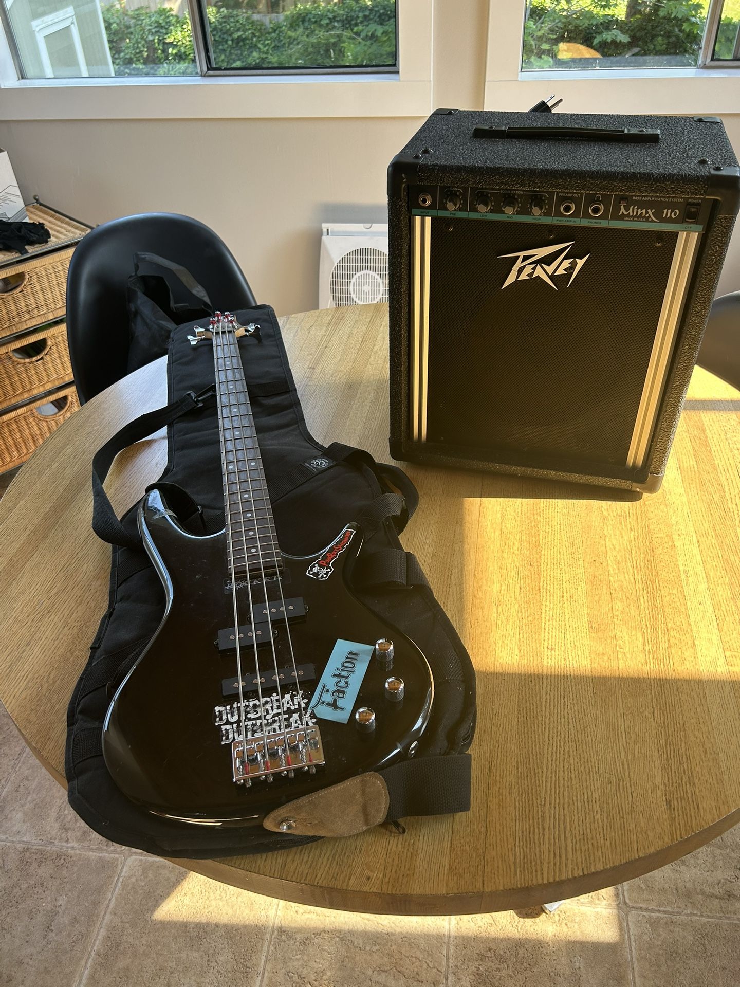 Ibanez Bass And Peavy Amp