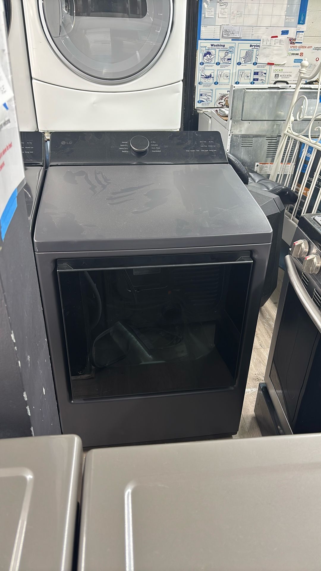 LG Rear Control Gas Dryer (DLG8401BE)