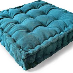 Floor Mat Dog Bed Cushion 25 X 25 Inches Turquoise