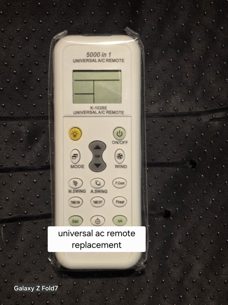 universal ac remote replacement