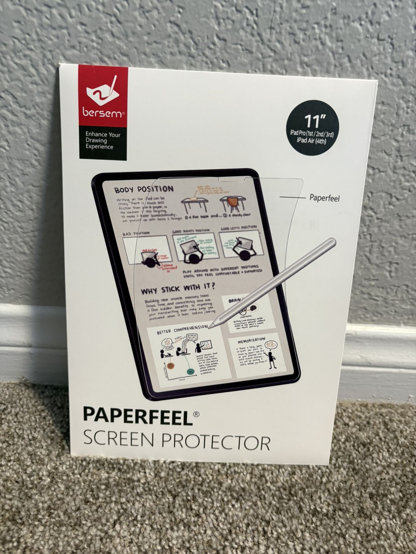 iPad Screen Protector - Bersom Paperfeel