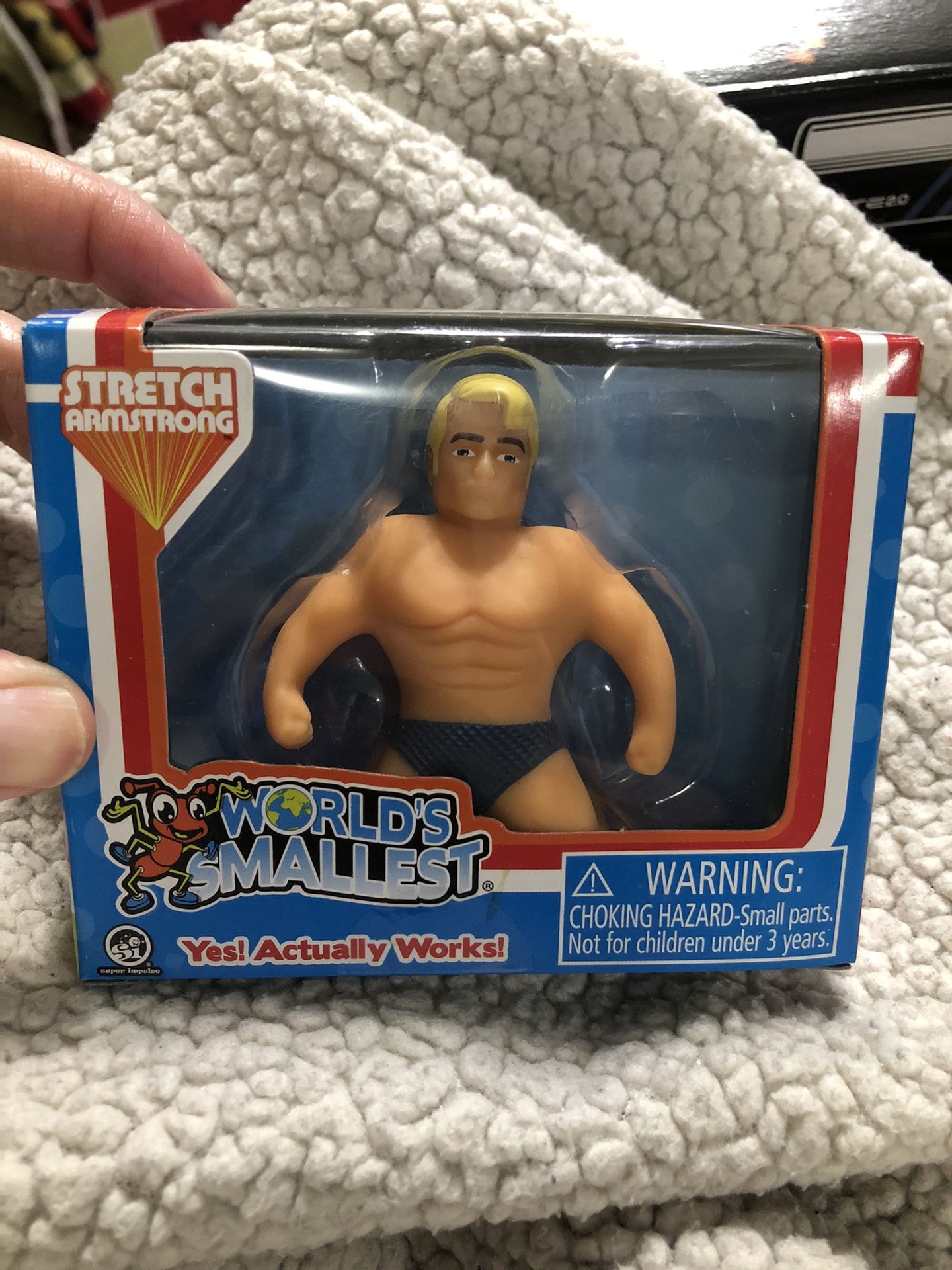 WORLDS SMALLEST STRETCH ARMSTRONG TOY NEW