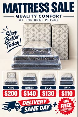 Mattresses king Queen Full Twin