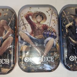 One Piece Tin Pack Volume 2. Entire Set Of 3