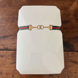 Vintage Gucci Horsebit Porcelain Incense Holder Trinket Box