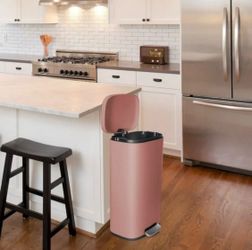 50L Stainless Steel Trash Can - YL49