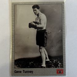 Gene Tunney Boxing Card