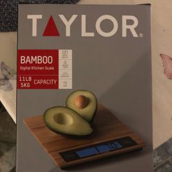 Digital Kitchen Scale ( Taylor Bamboo )