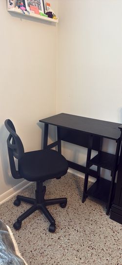 Desk and chair