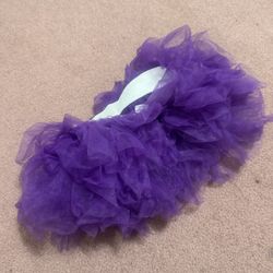 Purple tutu skirt costume 80s festival rave outfit