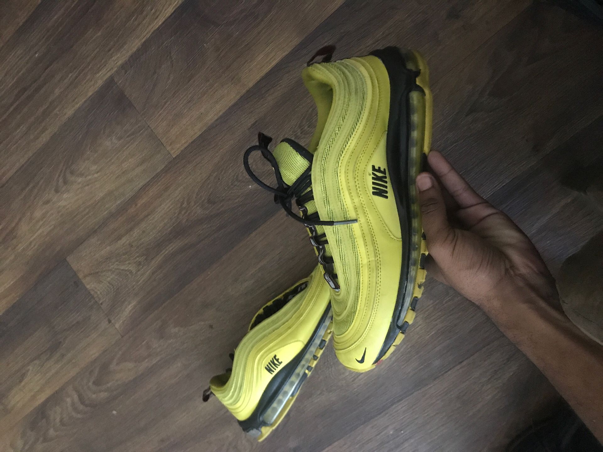 Size 12 Yellow Nike Air Max