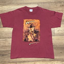 Indiana Jones Raiders Of The Lost Ark Disneyland Resort Lucasfilm T Shirt Mens L