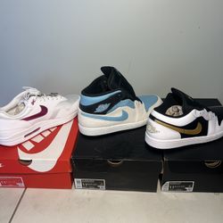 3 PAIRS BRAND NEW!!! Nike Shoes 