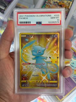 PSA 10 Celebrations Mew