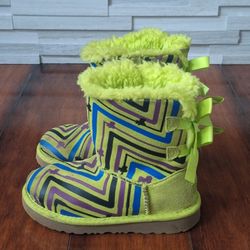 UGG Bailey Bow II Galactic Print Boots Toddler Size 12,