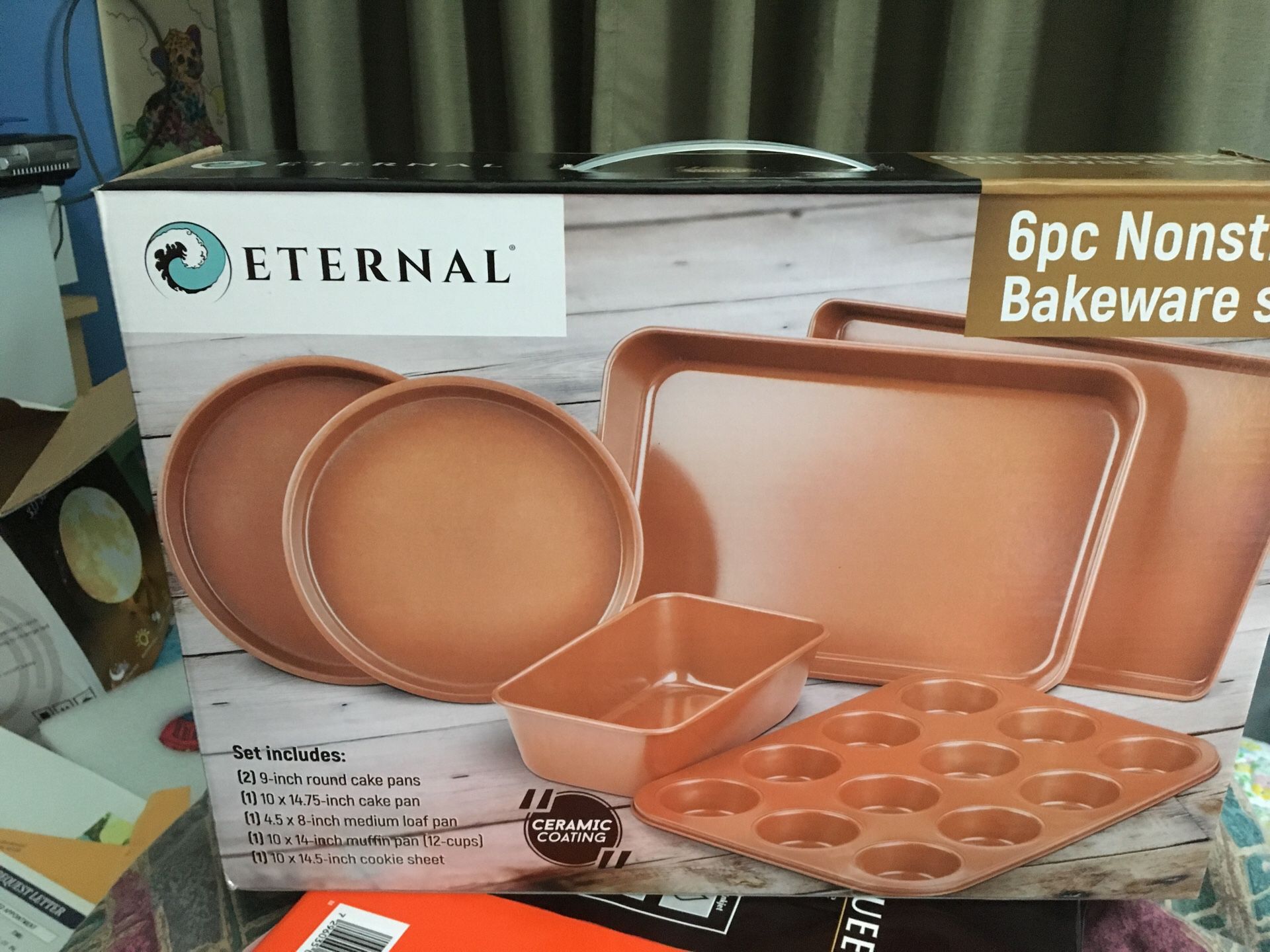 Eternal 6pc Nonstick Bakeware Set