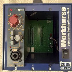 Radial workhorse 500 Series Lunchbox & Neve 1073LB 500 Series Mono Microphone Preamp