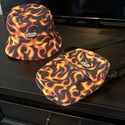 Bucket Hat & Cross Body Bag 