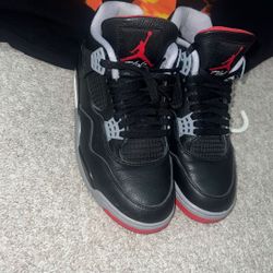Jordan Bred 4s Reimagined Size 8 With Box New
