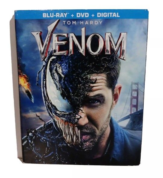 Venom Blu-Ray + DVD + Digital - Brand New and Factory Sealed - Tom Hardy