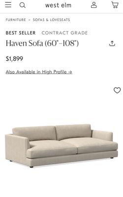 West Elm Haven Sofa