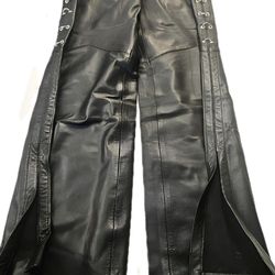 ESCADA COUTURE NEW LEATHER PANTS – VINTAGE RARE