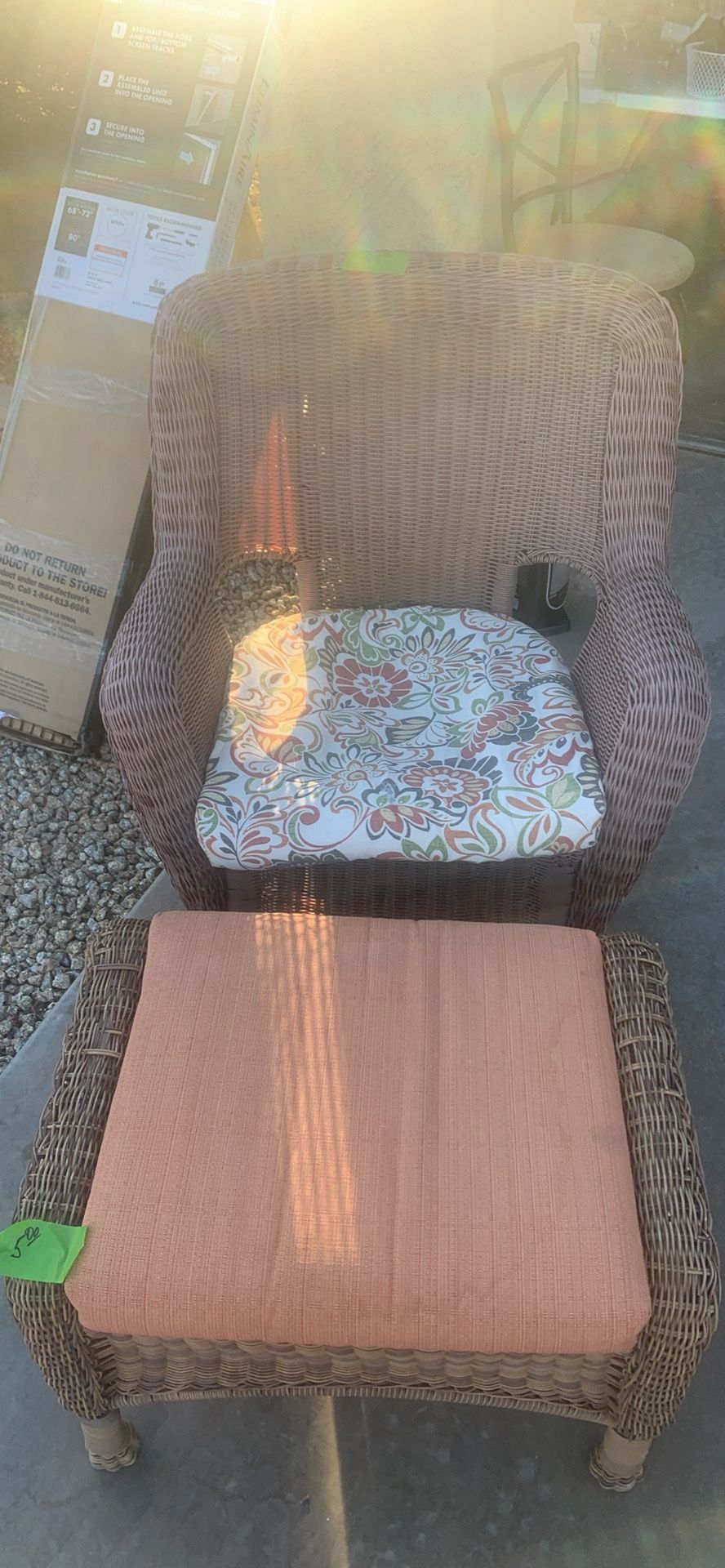 Chair And Ottoman