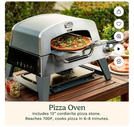 Oven Cuisinart Parrilla, Plancha y Horno para Pizza Portátil 3 en 1