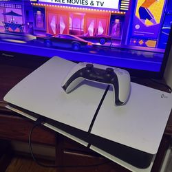 PS5 with Controller