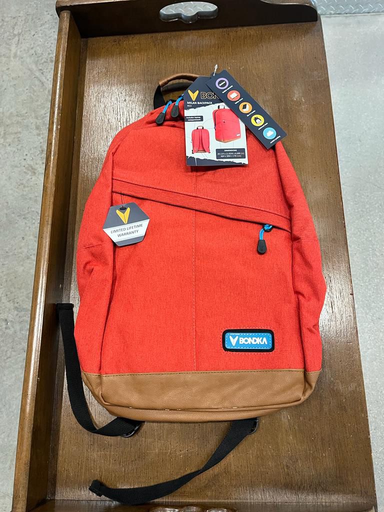Brand New Bondka Backpack Milan-red