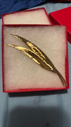 Authentic Christian Dior  Gold Plated Brooch