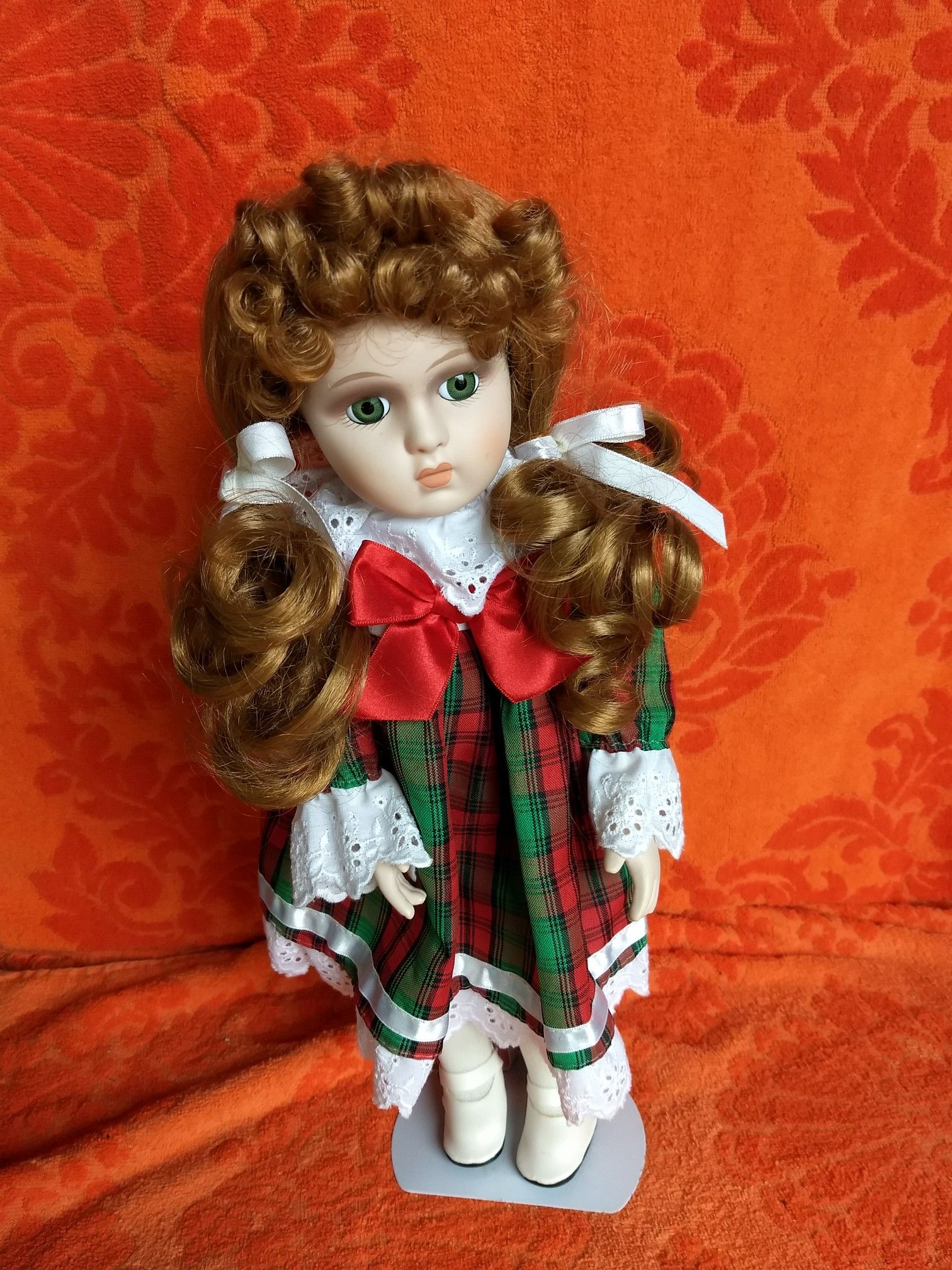 Noel porcelain Christmas doll