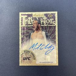 2024 Topps Finest UFC Intimidators Auto Michael Chandler SuperFractor 1/1