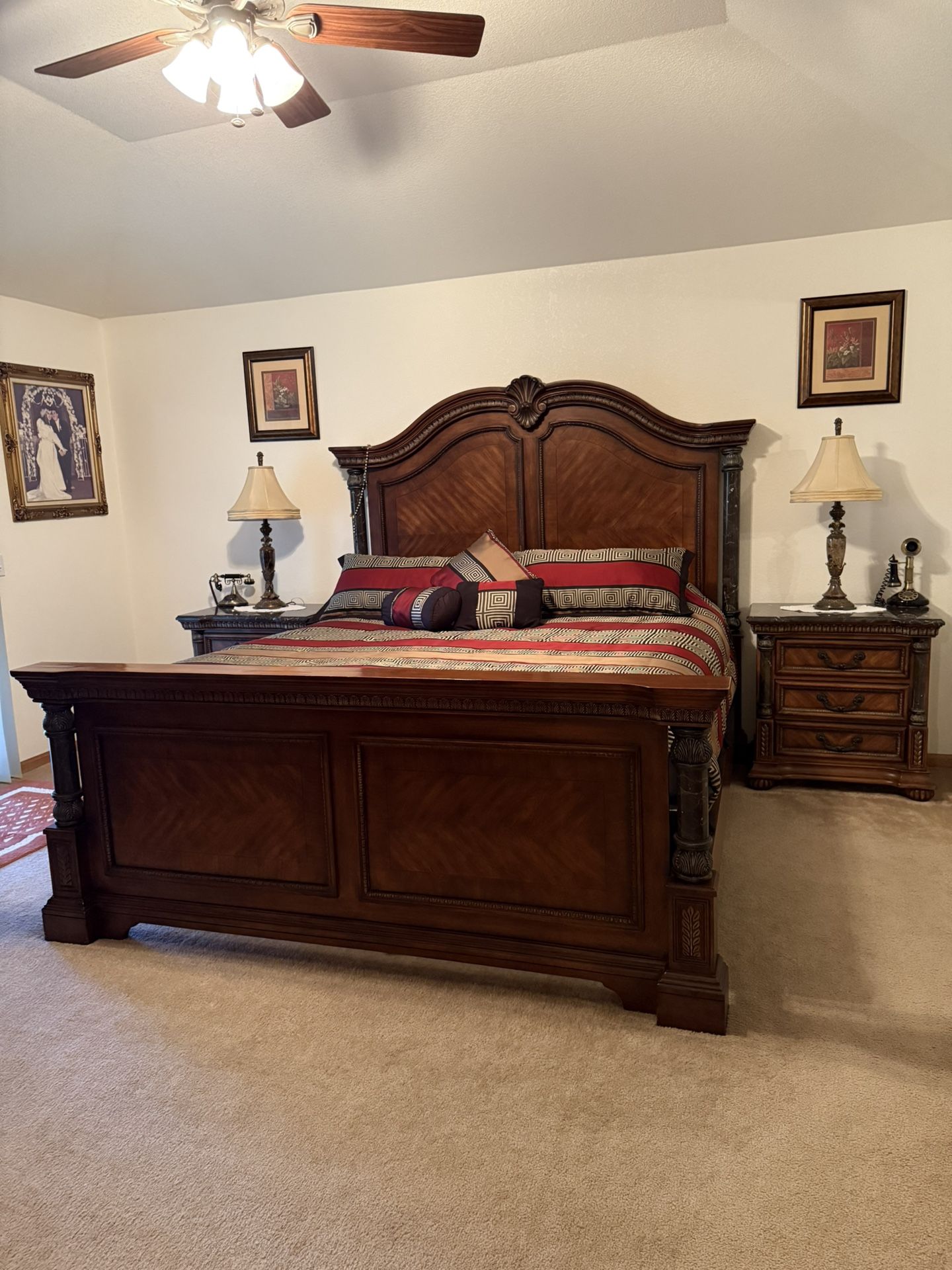 King Bedroom Set 7 Piece