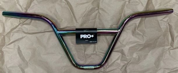 NEO CHROME/ OIL SLICK BMX Handlebar 736 Chromoly 22.2 mm 