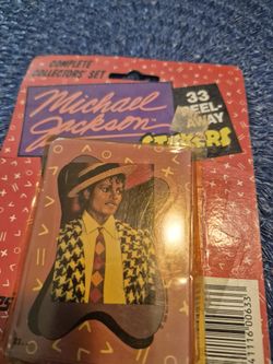 1984 Michael Jackson stickers 