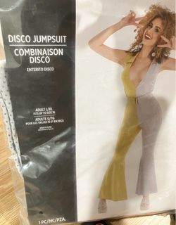 New Halloween disco jumpsuit adult L/XL