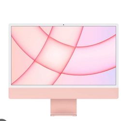 Pink Apple iMac Computer 