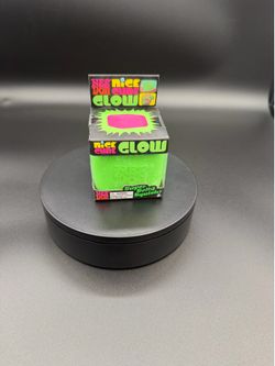 Nee Doh, Nice Cube Glow, Green #339