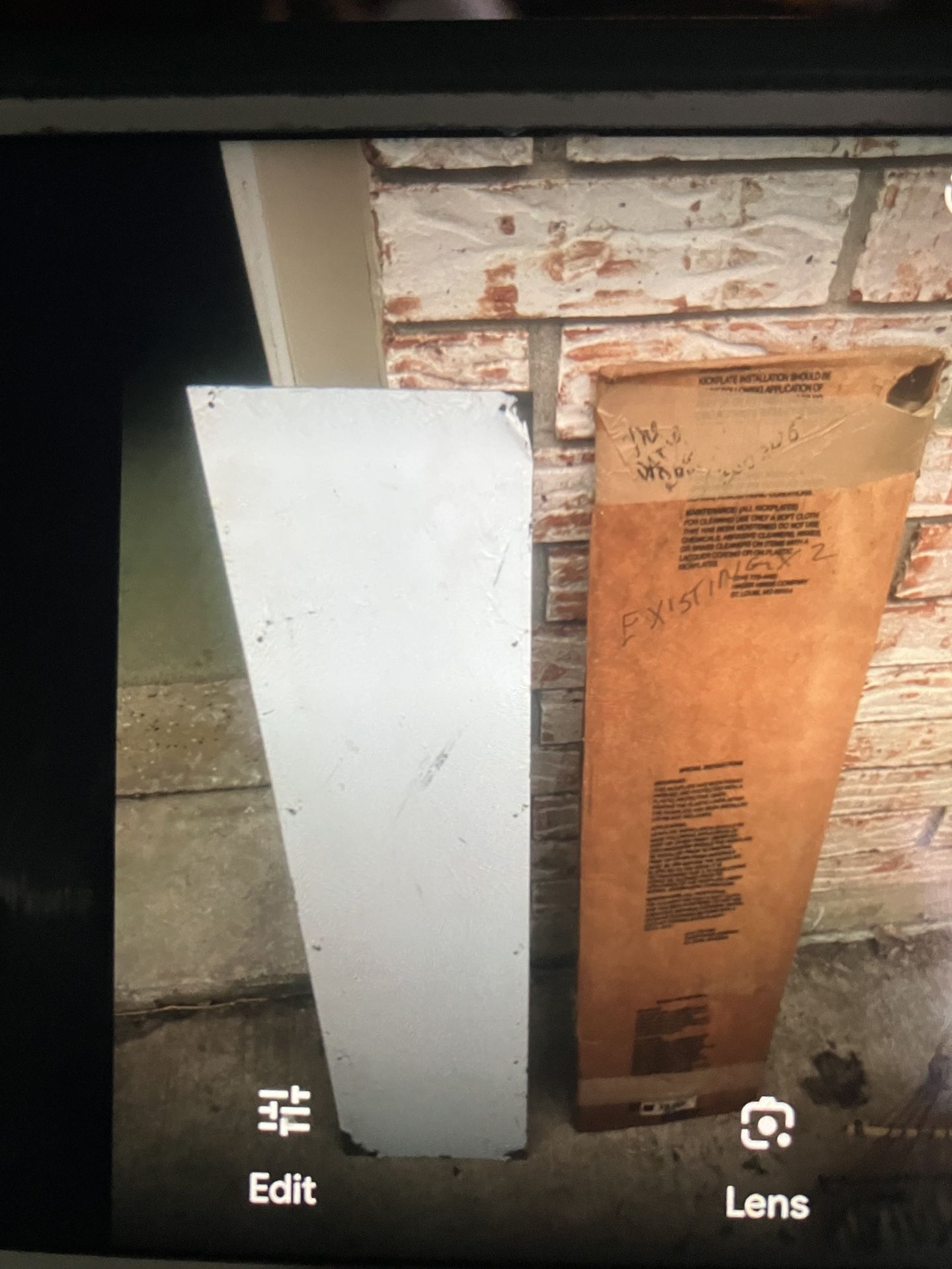 Stainless Steel Door Kick Plate (34”x6”)