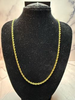 14K Gold Filled Rope Chain