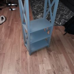 Blue Shelving Unit
