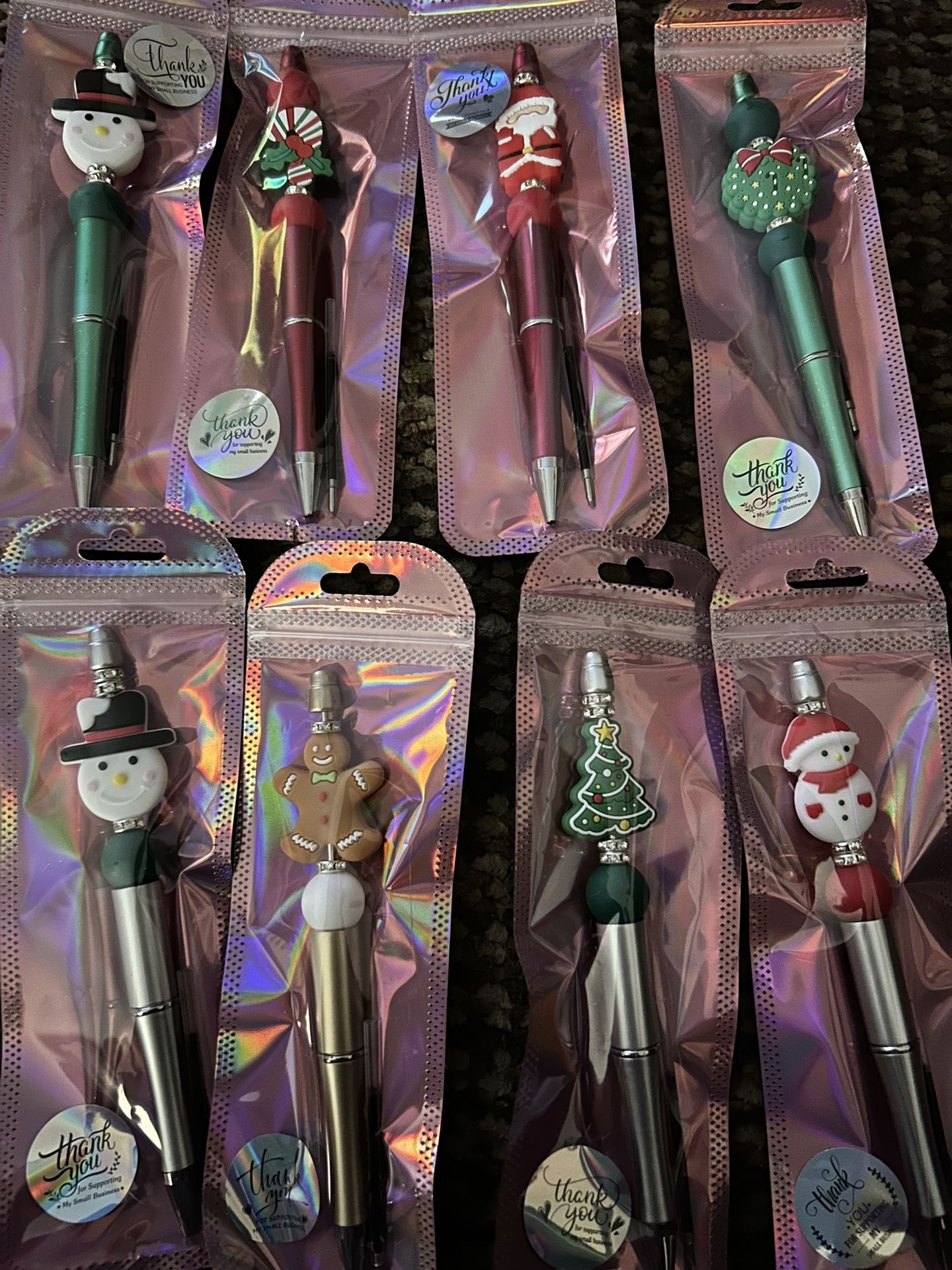 Handmade Christmas Pens