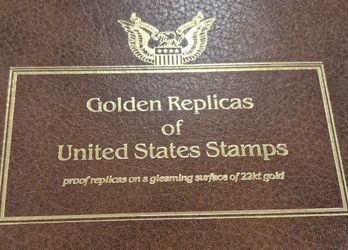 Golden Replicas of United States  Stamps