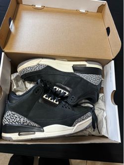 Womens Air jordan 3 off noir