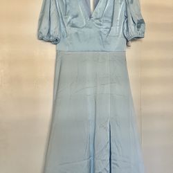 ALEXIA ADMOR Puff-Sleeve Fit & Flare Dress