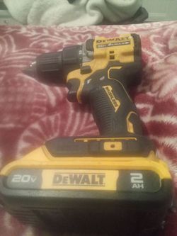 DeWalt 20V Brushless Drill with 2Ah Battery