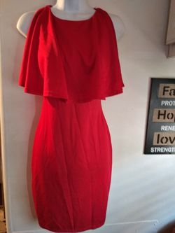 $6 size M red dress